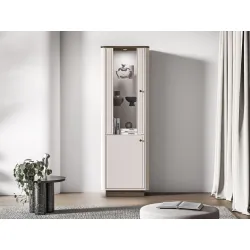 Siaura vitrina VILAVIA, 65x40x200 cm