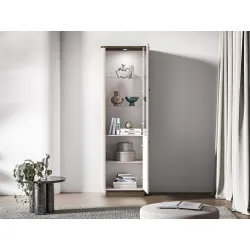 Siaura vitrina VILAVIA, 65x40x200 cm