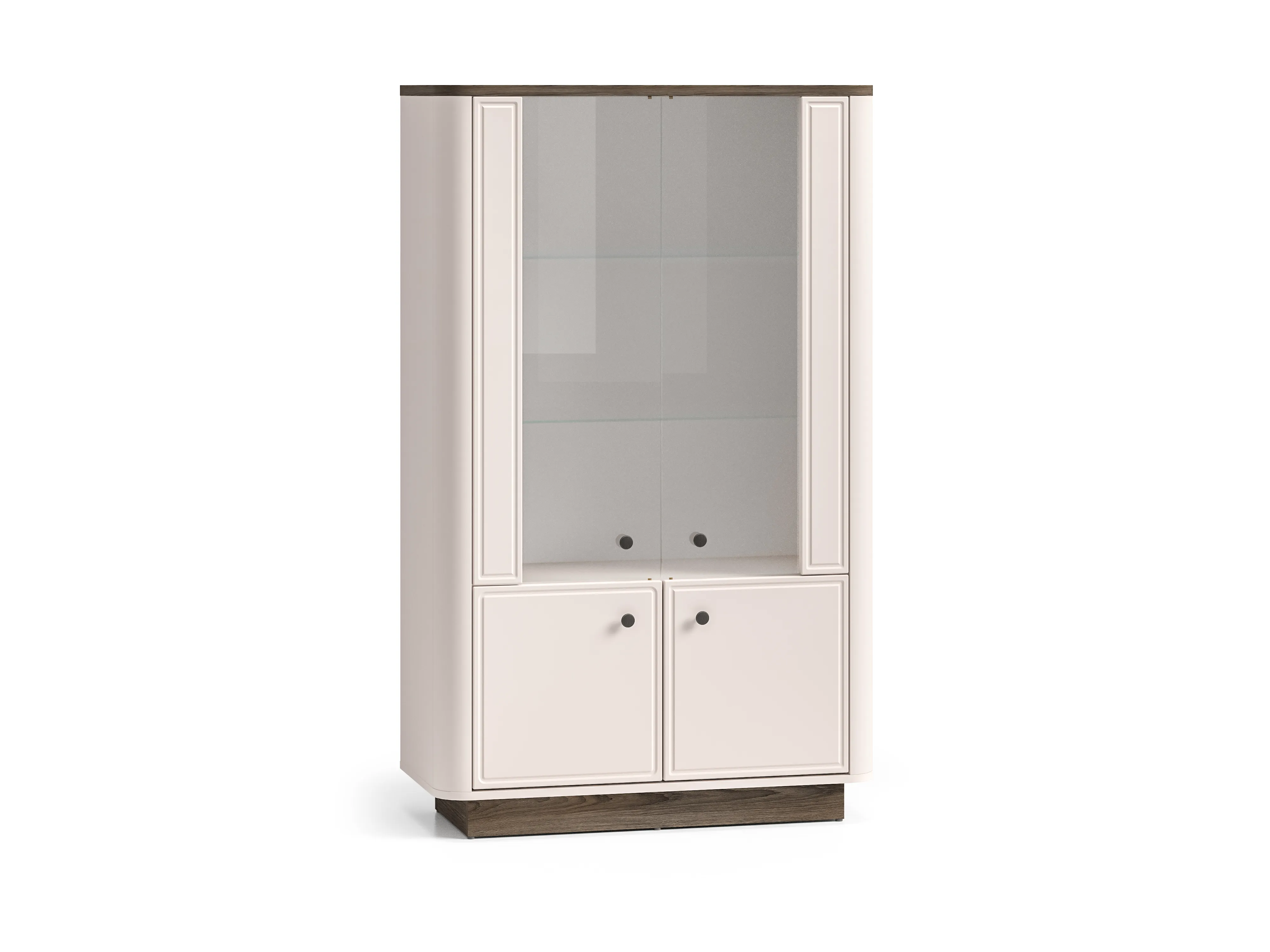 Dvidurė vitrina VILAVIA, 92x40x150 cm