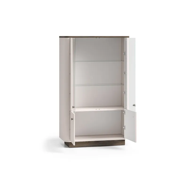 Dvidurė vitrina VILAVIA, 92x40x150 cm