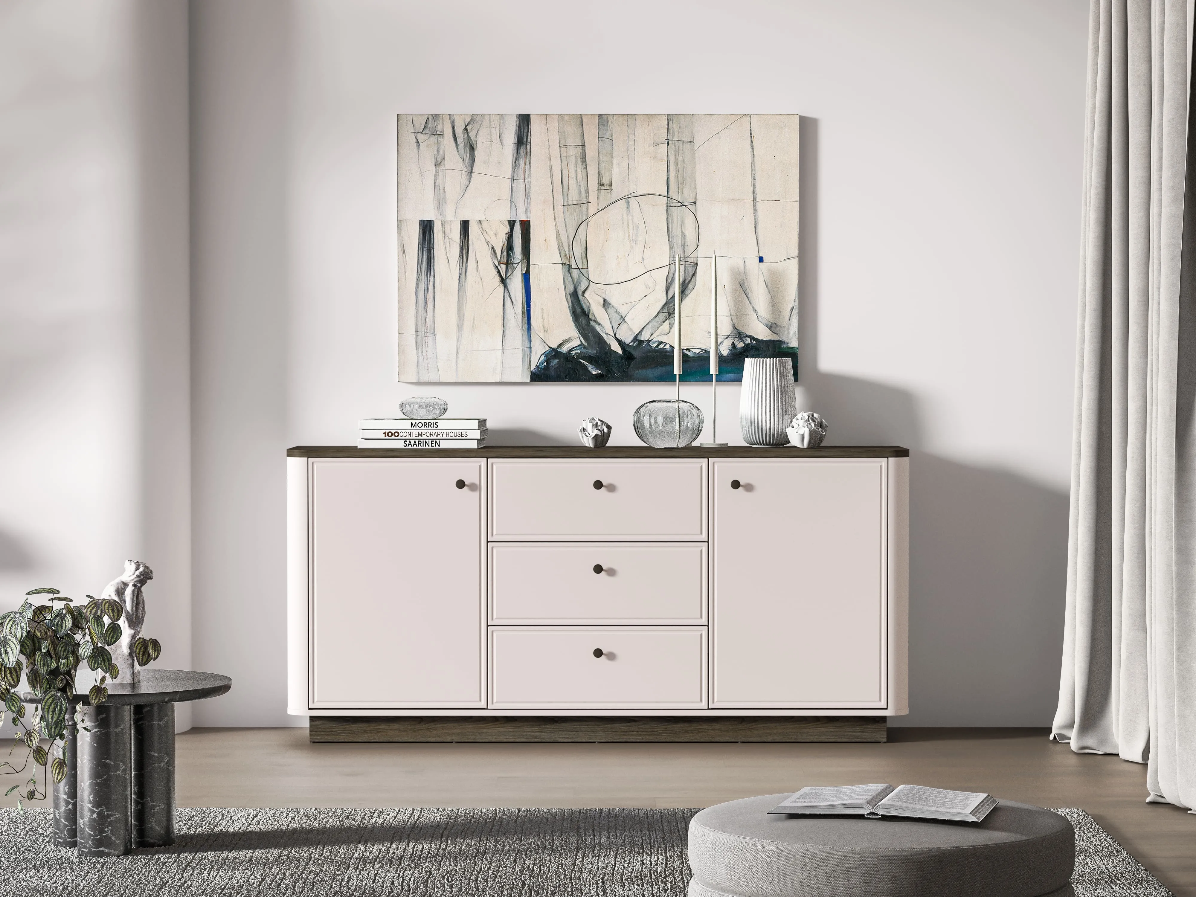 Komoda VILAVIA, 180x40x85 cm