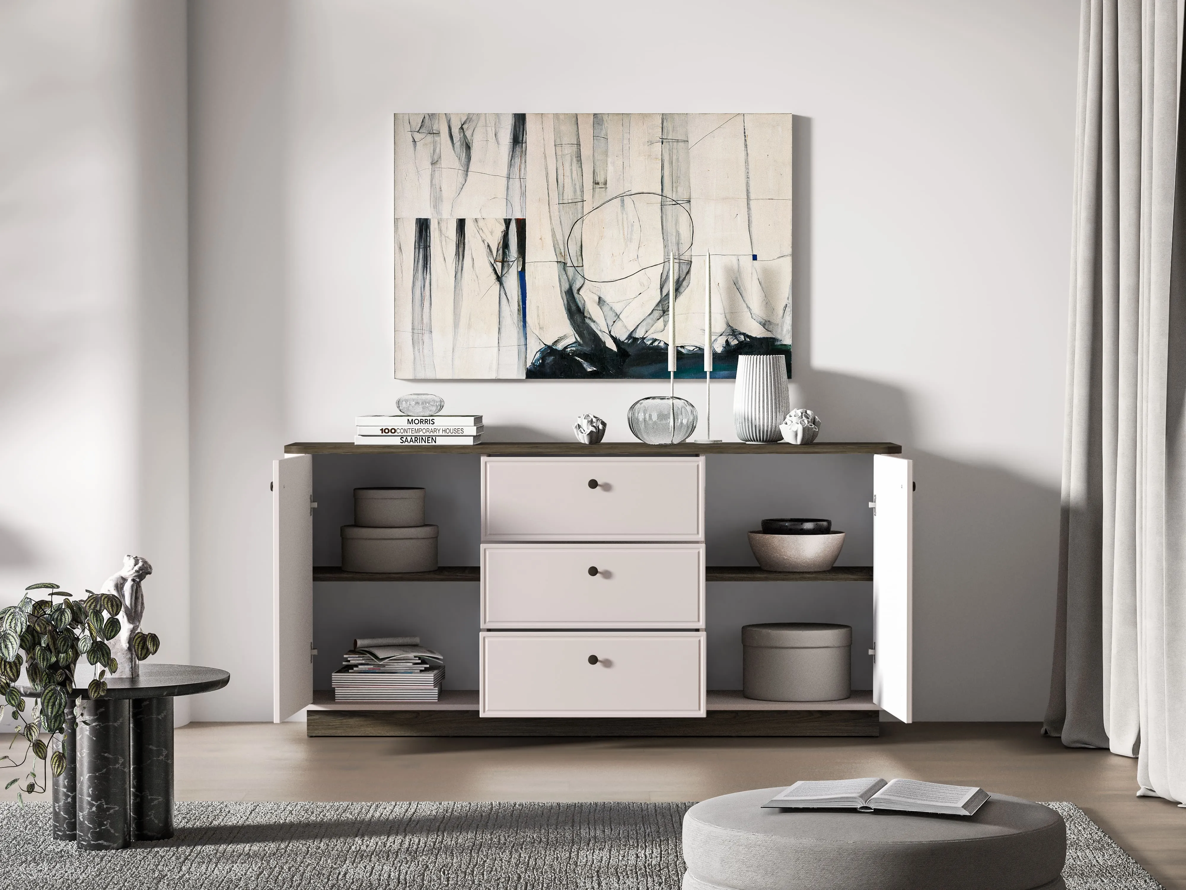 Komoda VILAVIA, 180x40x85 cm