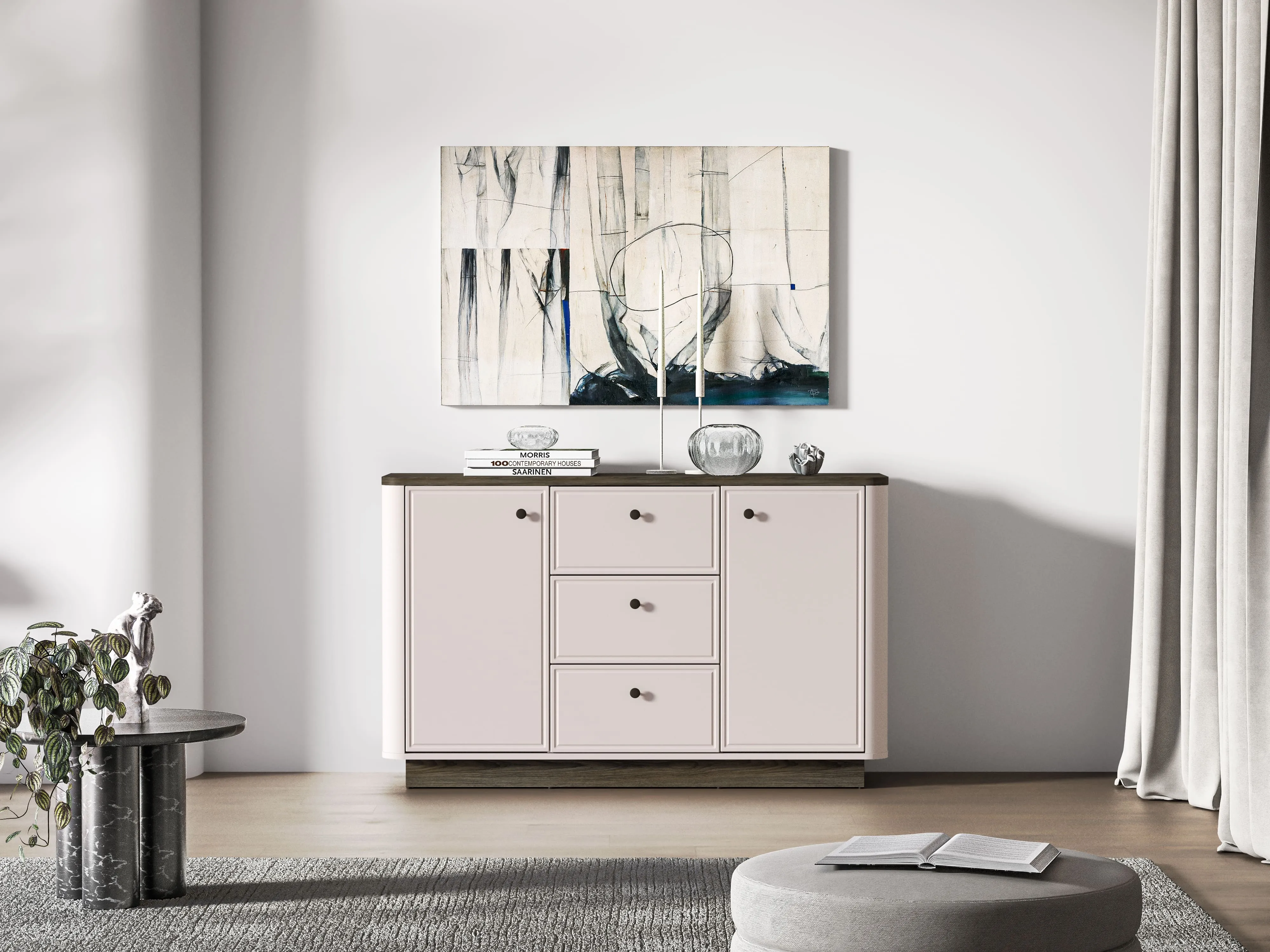 Komoda VILAVIA, 138x40x85 cm