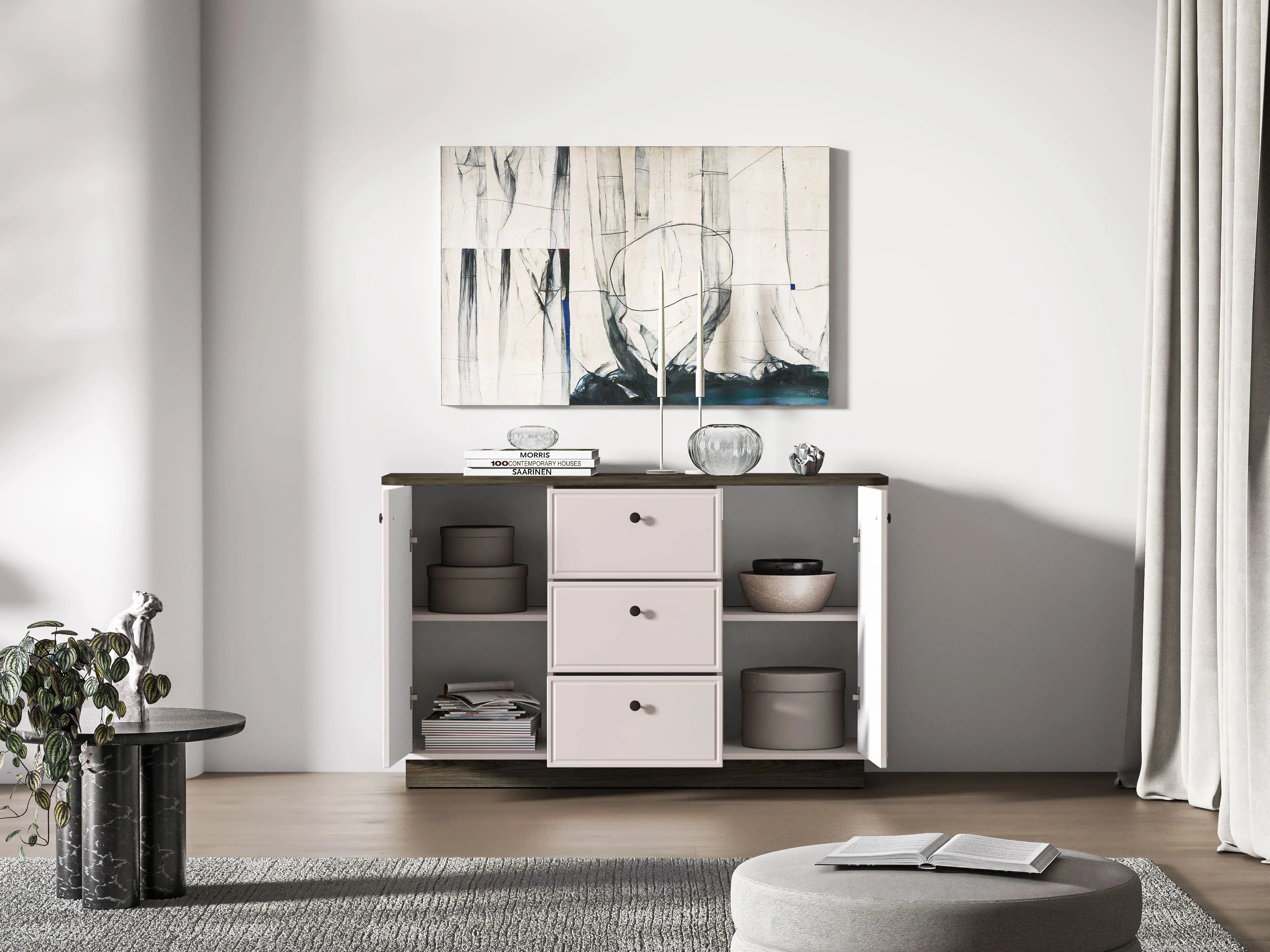 Komoda VILAVIA, 138x40x85 cm