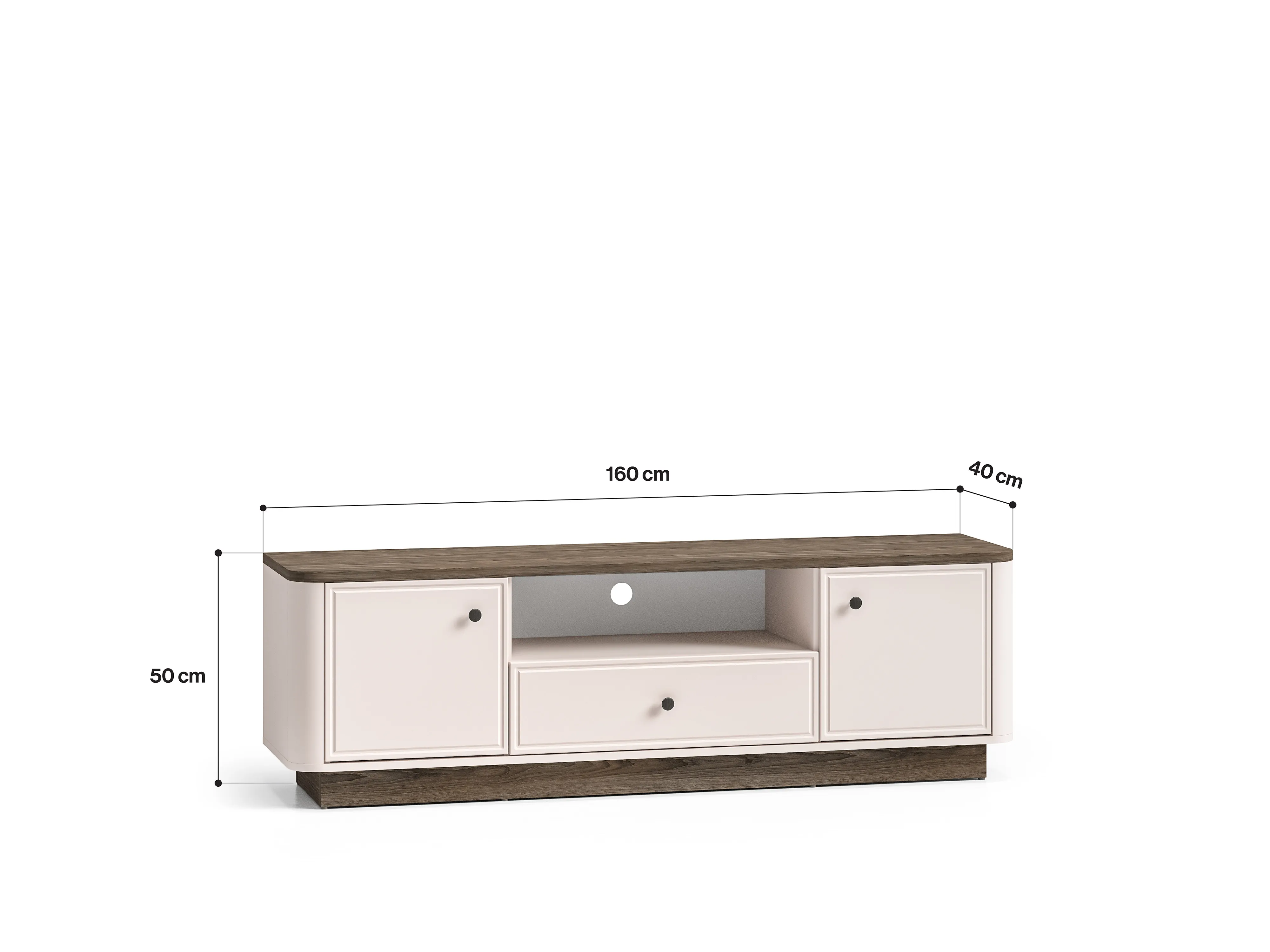 TV staliukas VILAVIA, 160x40x50 cm