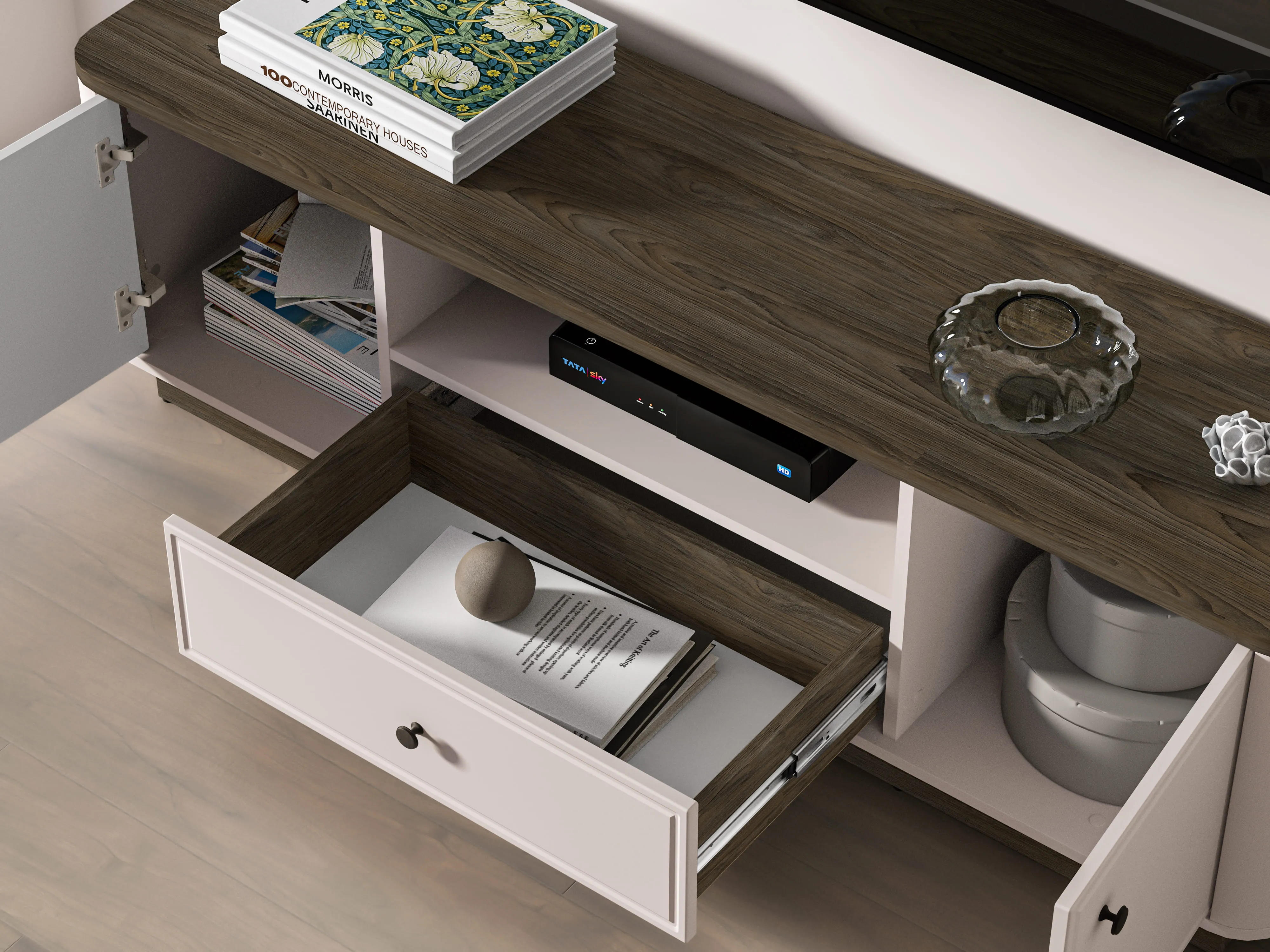 TV staliukas VILAVIA, 160x40x50 cm