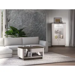 Žurnalinis staliukas VILAVIA, 90x60x45 cm