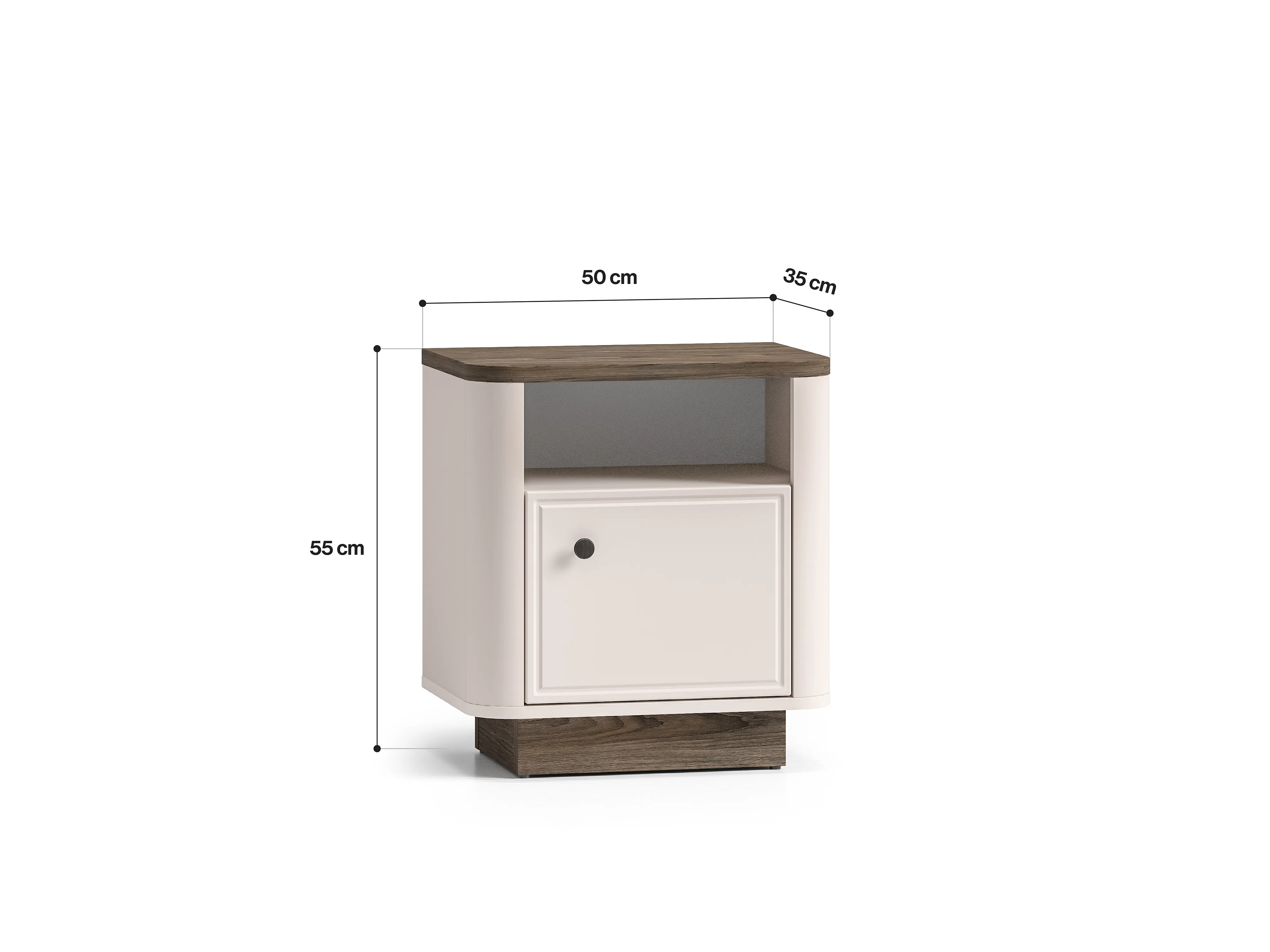 Naktinis staliukas VILAVIA, 50x35x55 cm