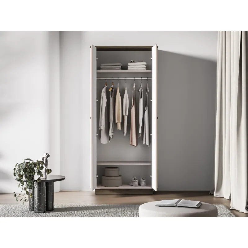 Dvidurė spinta VILAVIA, 92x53x200 cm