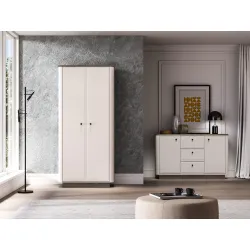 Dvidurė spinta VILAVIA, 92x53x200 cm