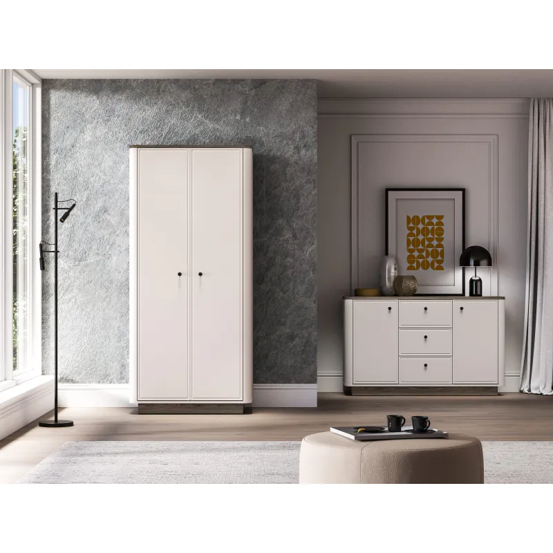 Dvidurė spinta VILAVIA, 92x53x200 cm