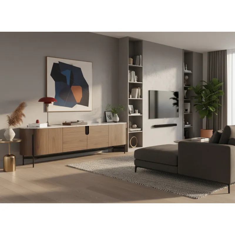 TV spintelė SILAVIA, 220x50x60 cm