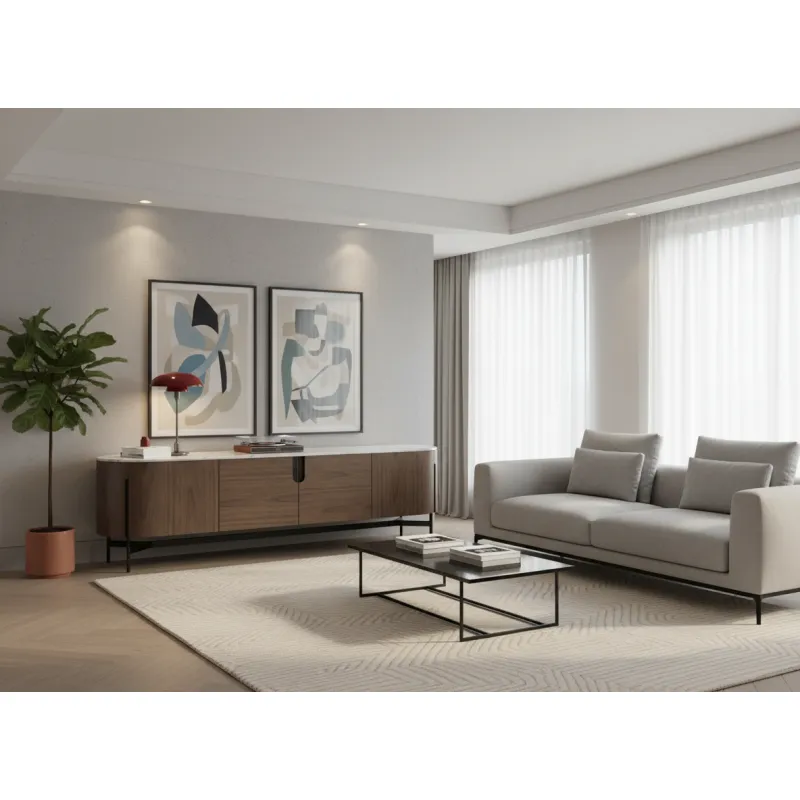 TV spintelė SILAVIA, 220x50x60 cm