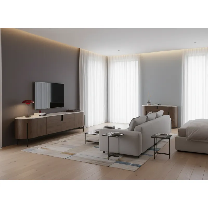 TV spintelė SILAVIA, 220x50x60 cm