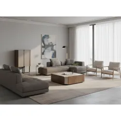 Žurnalinis staliukas SILETIA, 100x100x33 cm