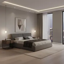 Naktinis staliukas SILETIA, 58x50x55 cm