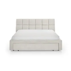 Lova 180 cm CANY, beige, su šuns guoliu, 209x228x110 cm