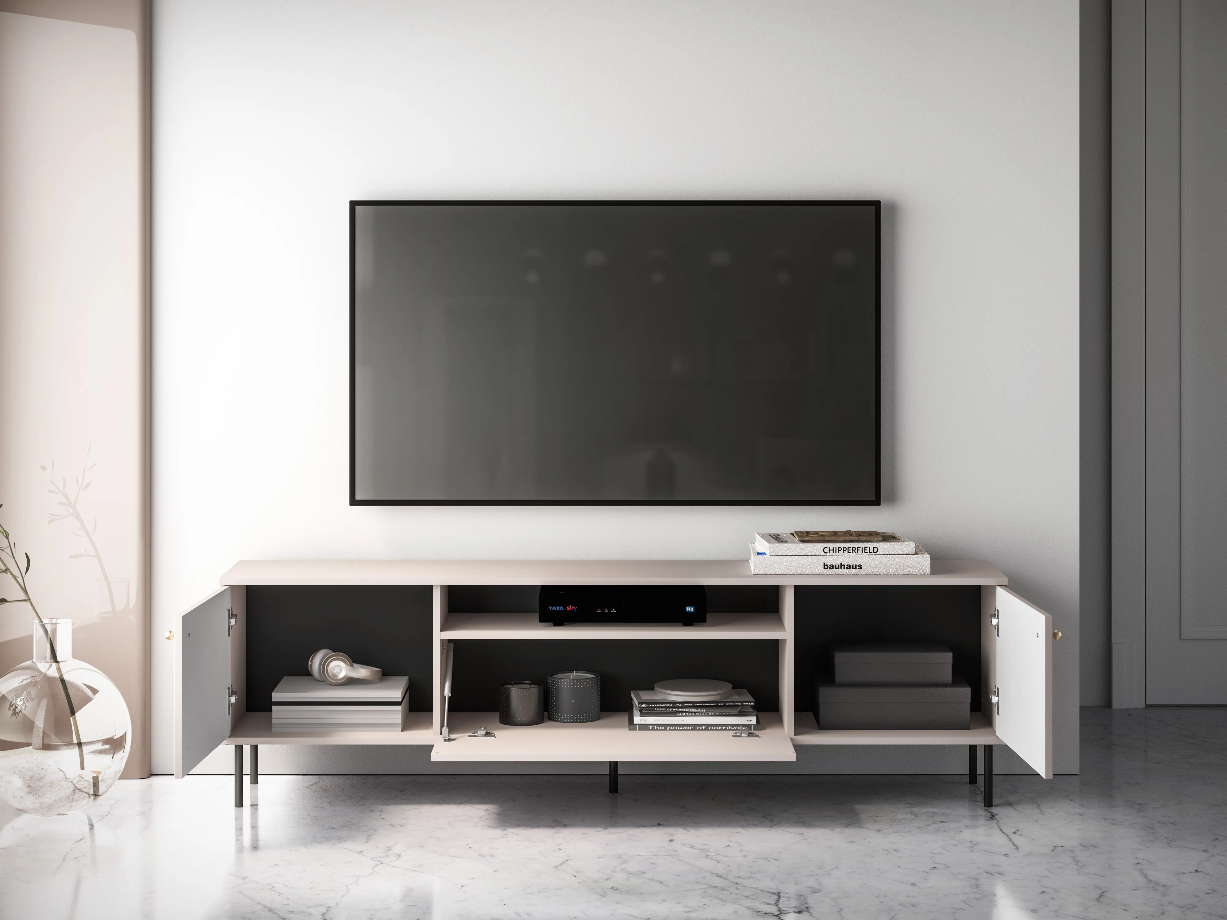 TV spintelė SOPHIA, kašmyro, 180x34x53 cm