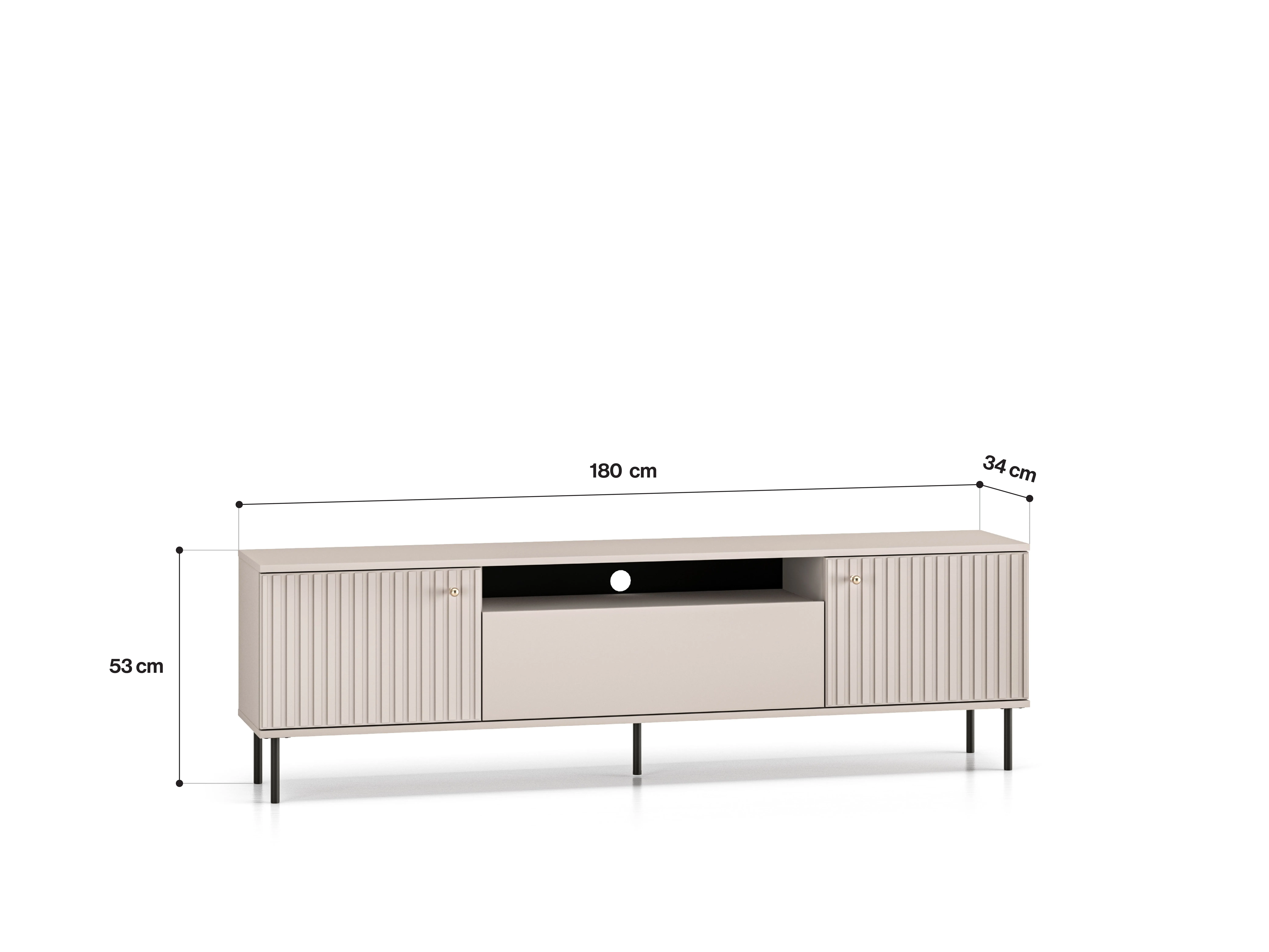 TV spintelė SOPHIA, kašmyro, 180x34x53 cm