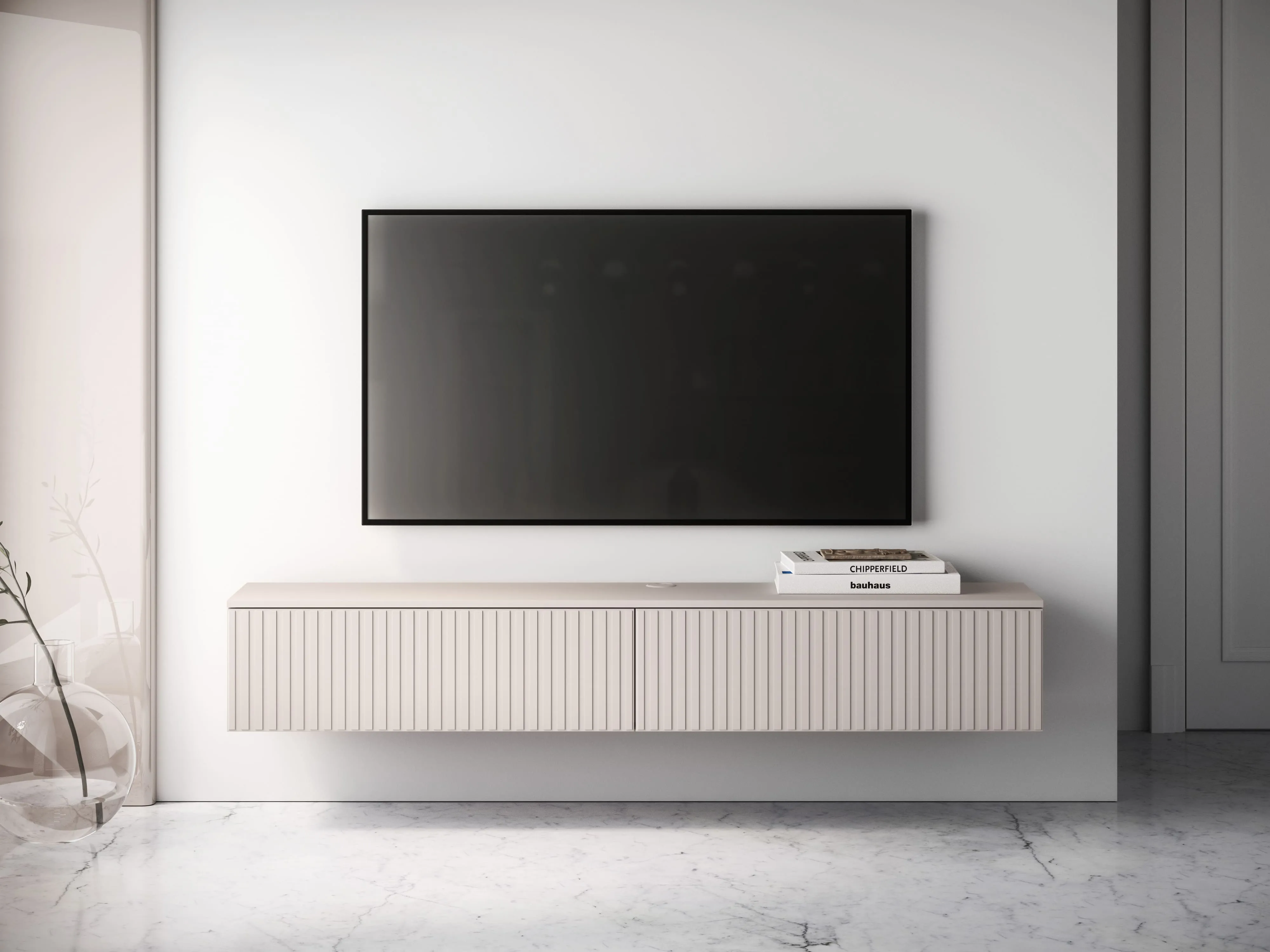 Pakabinama TV spintelė SOPHIA, kašmyro, 180x32x29 cm