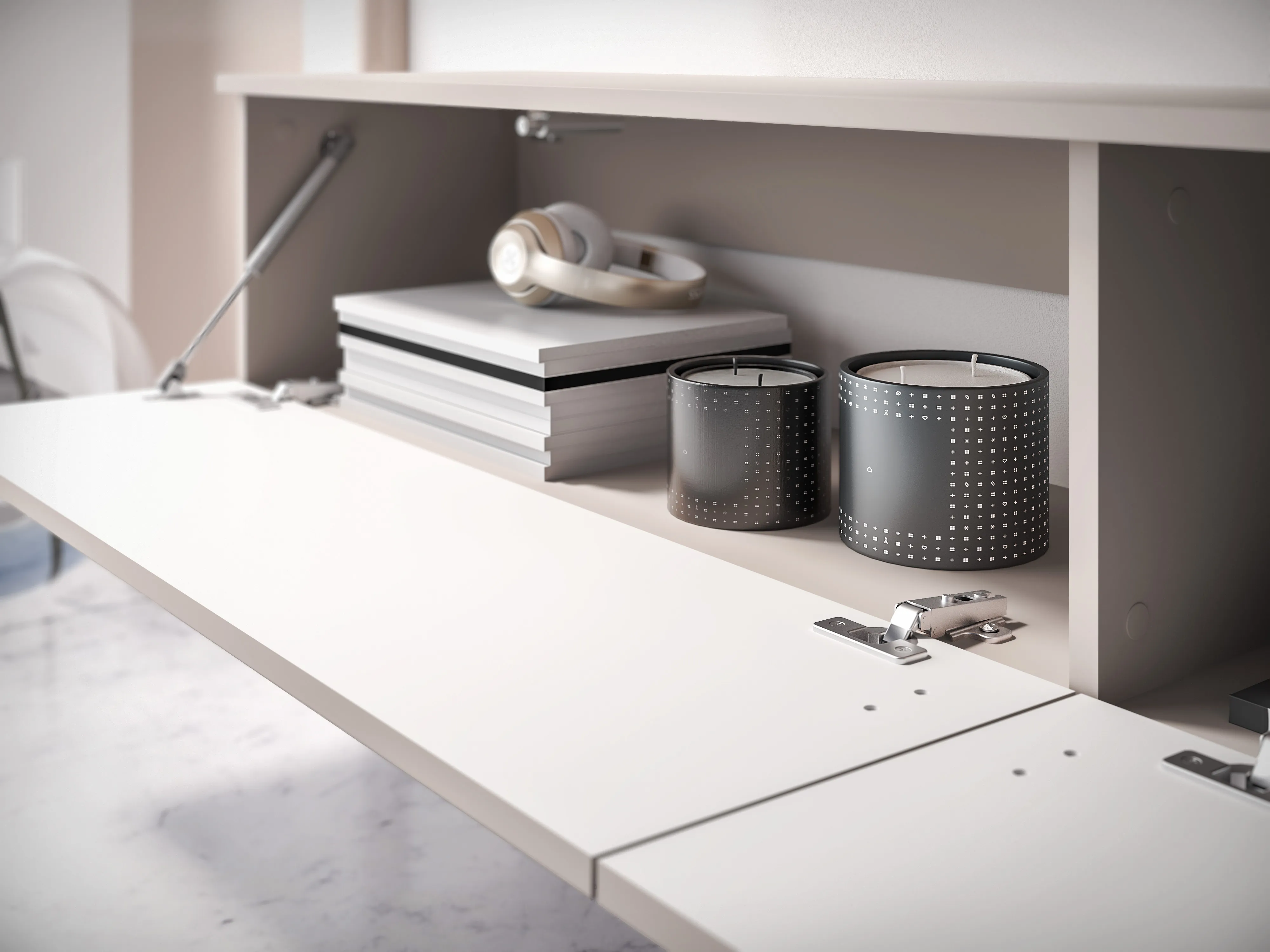 Pakabinama TV spintelė SOPHIA, kašmyro, 180x32x29 cm