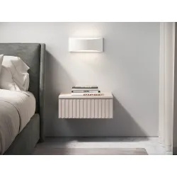 Pakabinamas naktinis staliukas SOPHIA, kašmyro, 45x34x18 cm