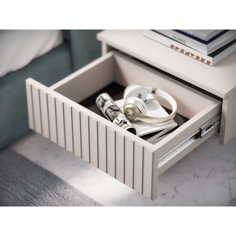 Pakabinamas naktinis staliukas SOPHIA, kašmyro, 45x34x18 cm