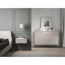 Pakabinamas naktinis staliukas SOPHIA, kašmyro, 45x34x18 cm