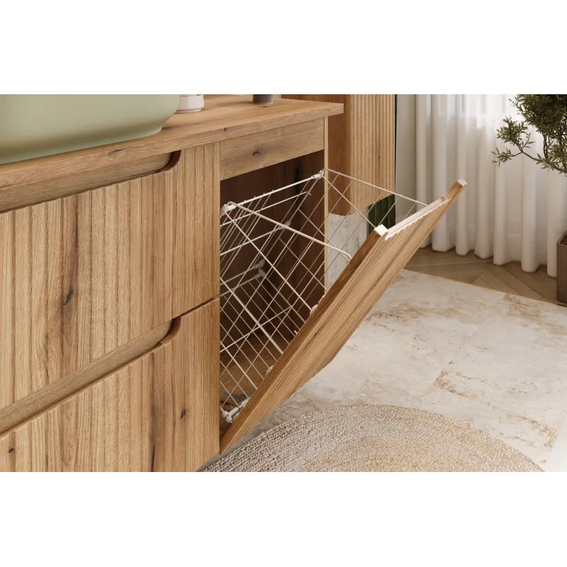 Pakabinama vonios spintelė su praustuvu 821 NOVA COASTAL, 100x40x57 cm