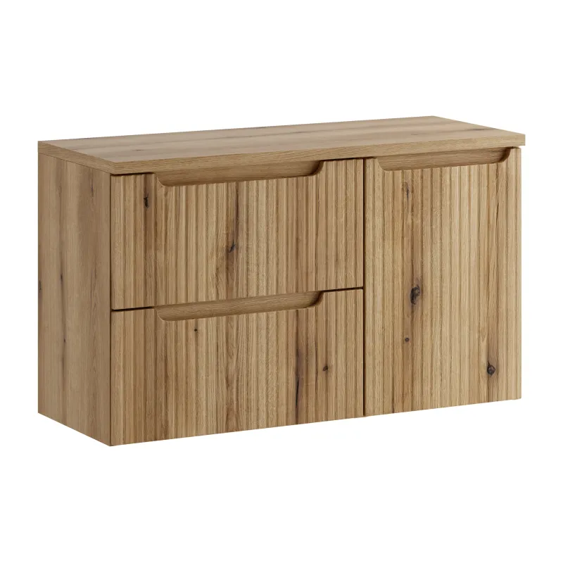 Pakabinama vonios spintelė su praustuvu 821 NOVA COASTAL, 100x40x57 cm