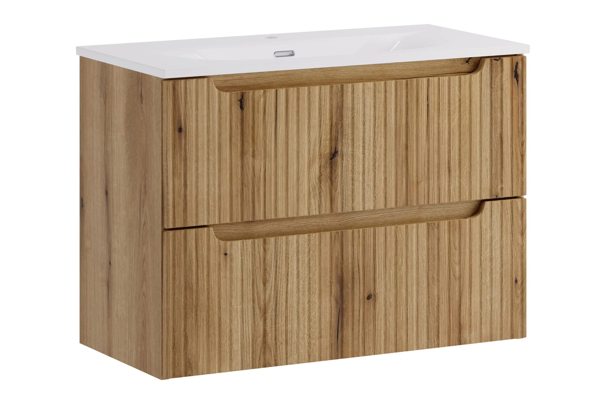 Pakabinama vonios spintelė su praustuvu 828 NOVA COASTAL, 81x40x57 cm