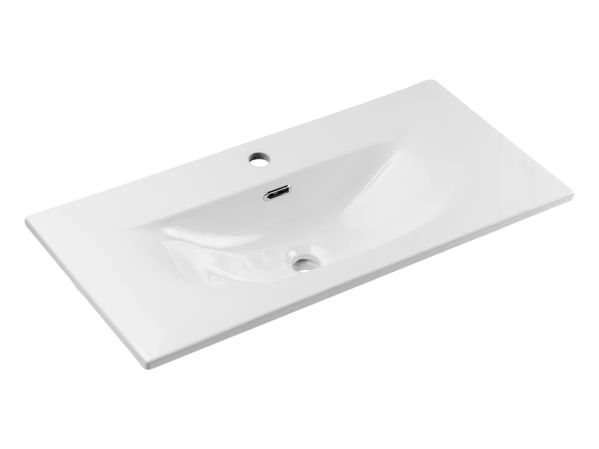 Pakabinama vonios spintelė su praustuvu 828 NOVA COASTAL, 81x40x57 cm