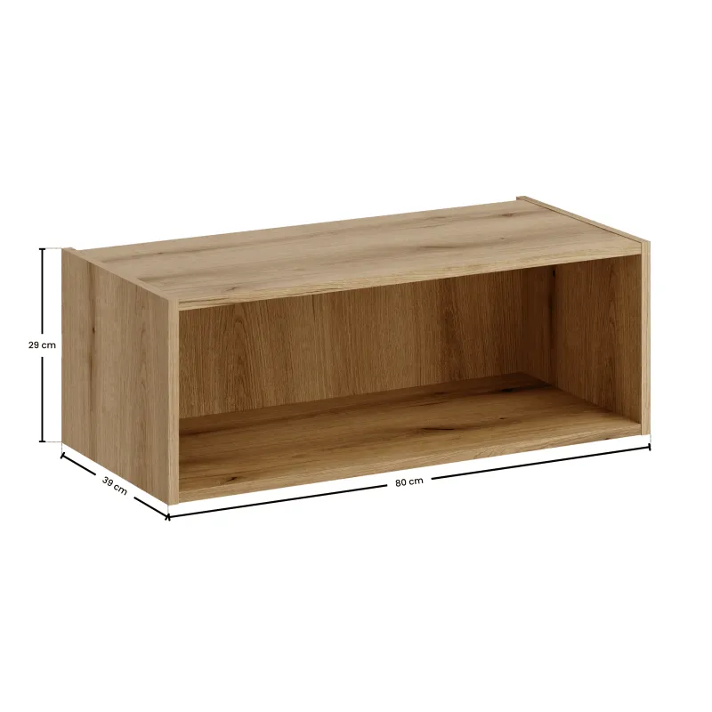 Pakabinama vonios lentyna 818 COASTAL, 80x37x29 cm