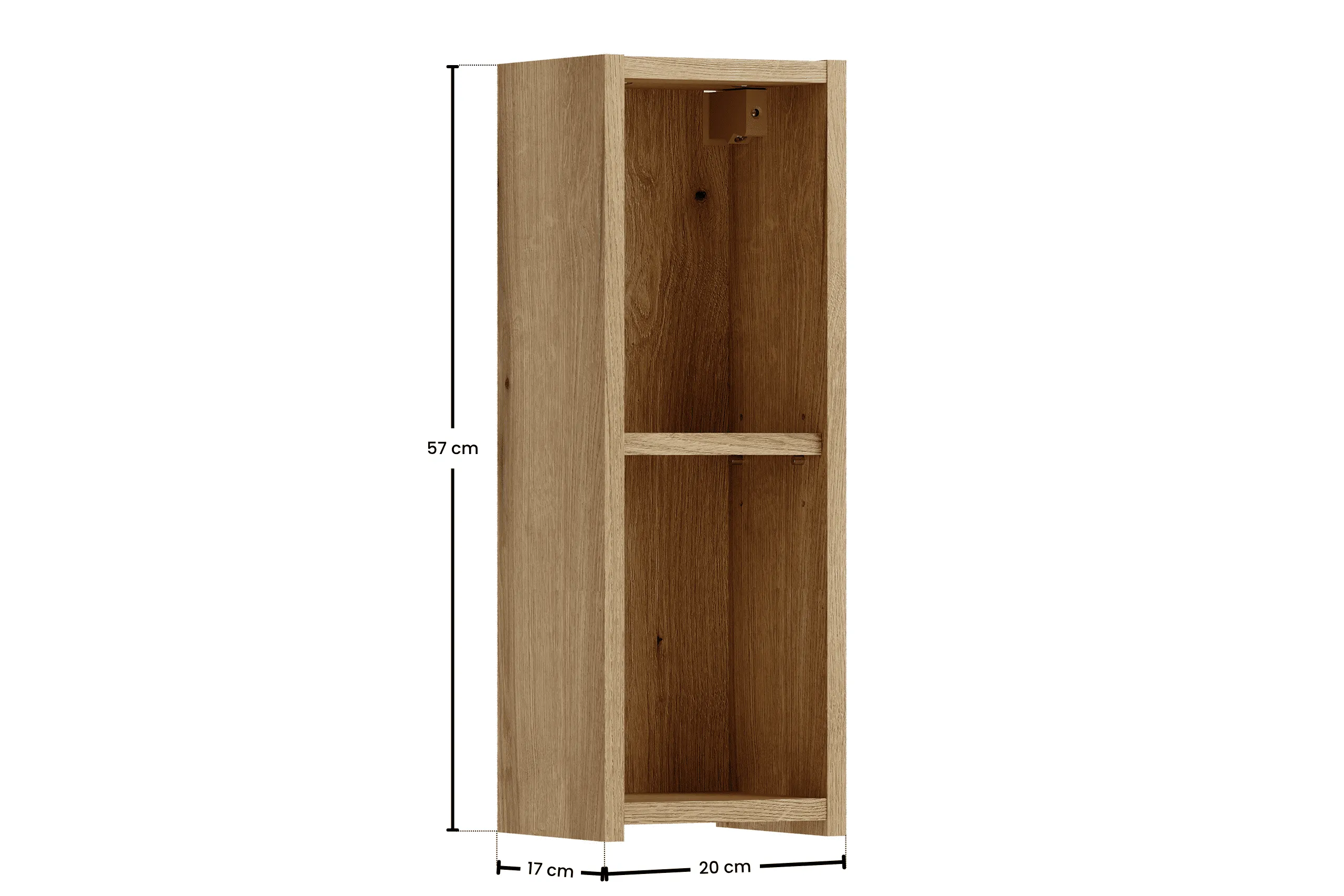 Pakabinama vonios lentyna 832 COASTAL, 20x17x57 cm