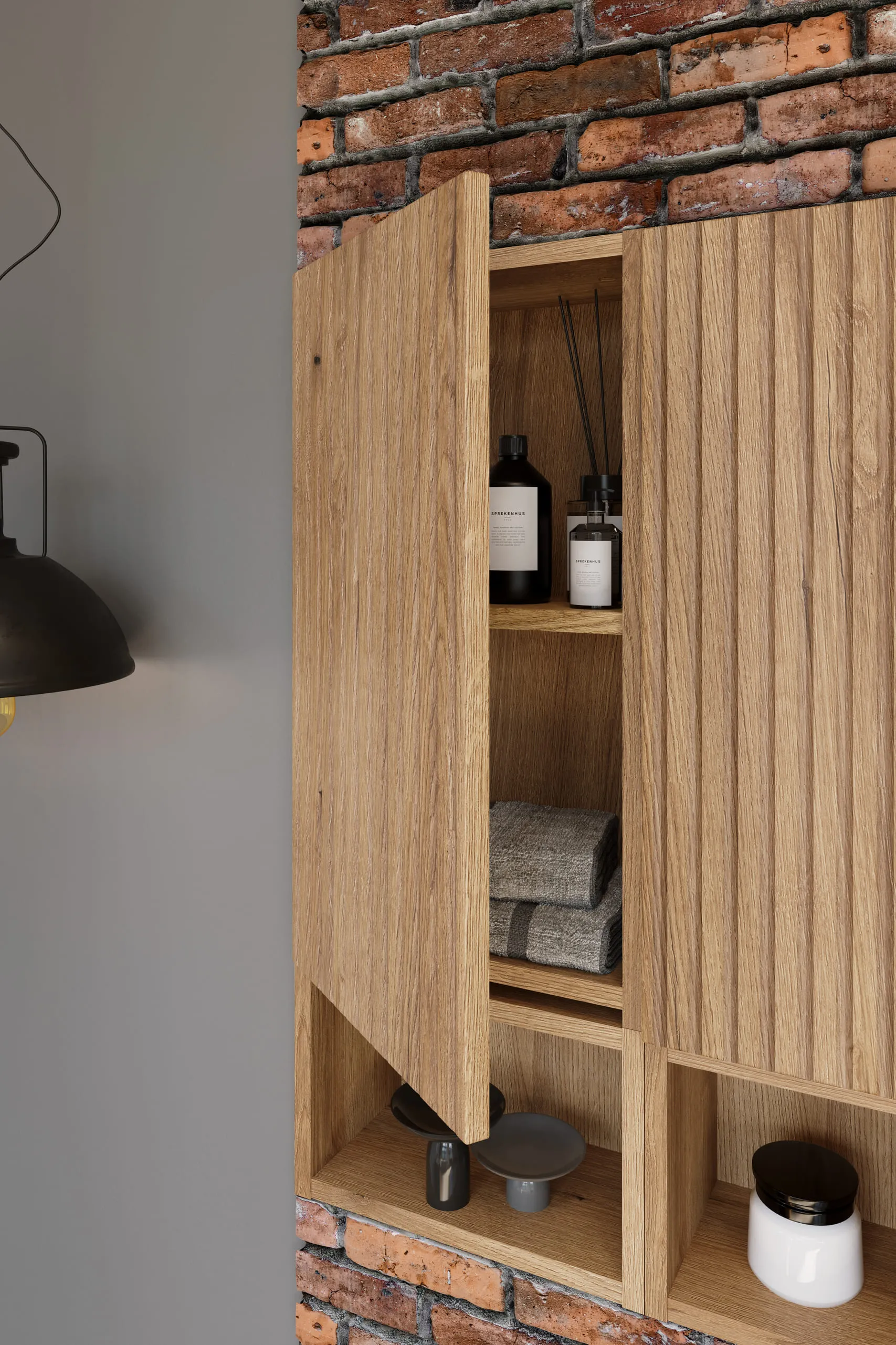 Pakabinama vonios lentyna 833 COASTAL, 30x17x20 cm