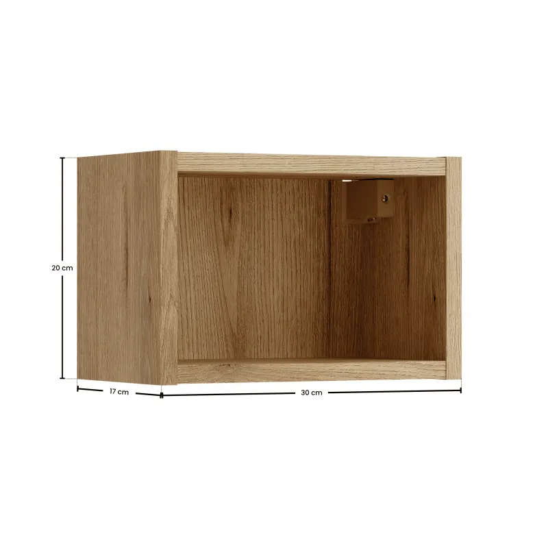 Pakabinama vonios lentyna 833 COASTAL, 30x17x20 cm