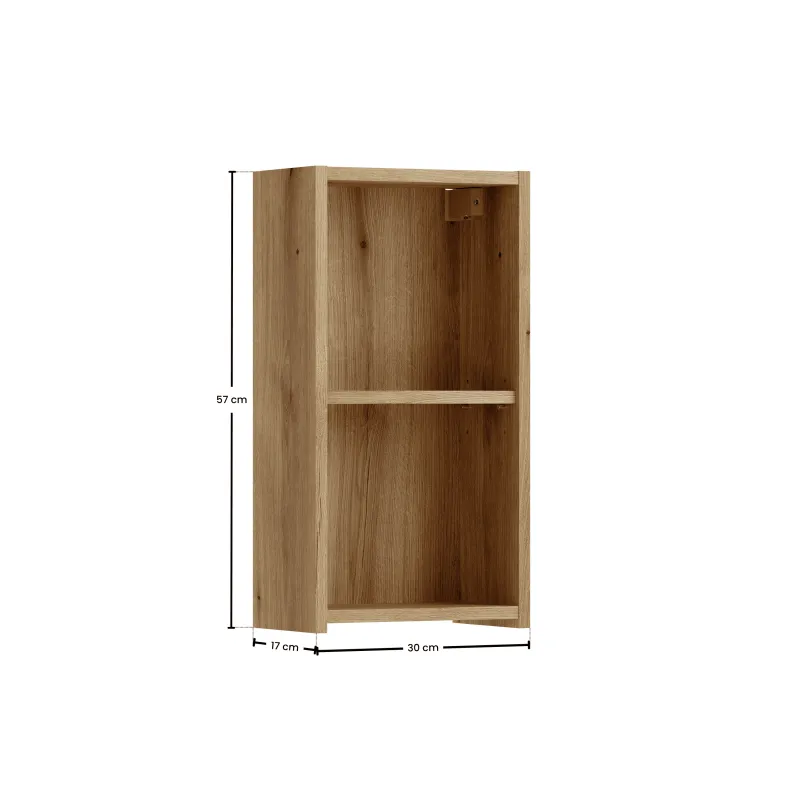 Pakabinama vonios lentyna 835 COASTAL, 30x17x57 cm