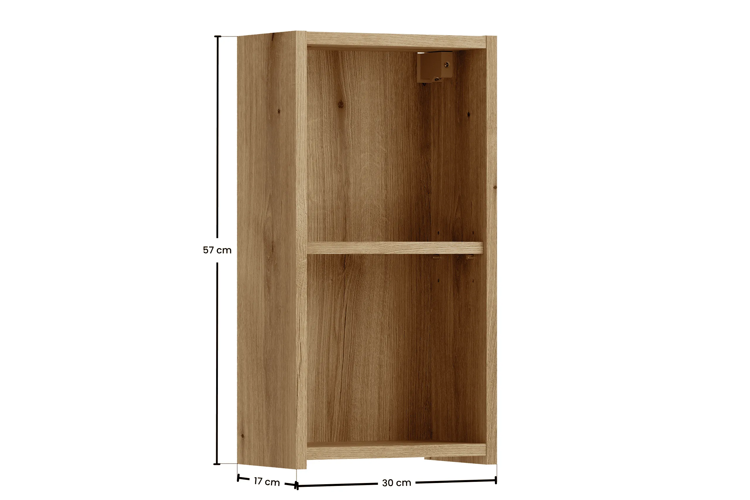 Pakabinama vonios lentyna 835 COASTAL, 30x17x57 cm