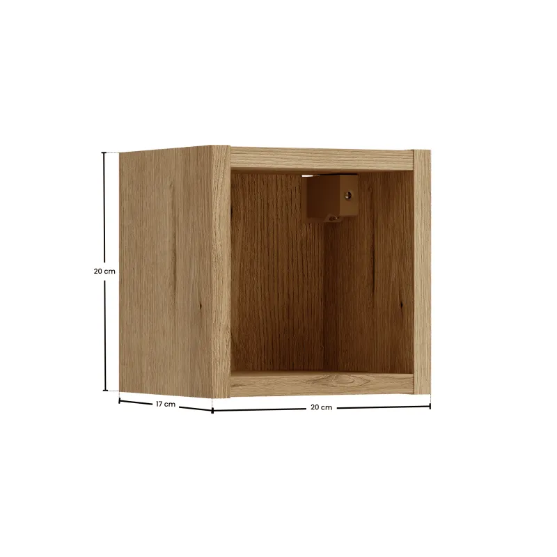 Pakabinama vonios lentyna 831 COASTAL, 20x17x20 cm