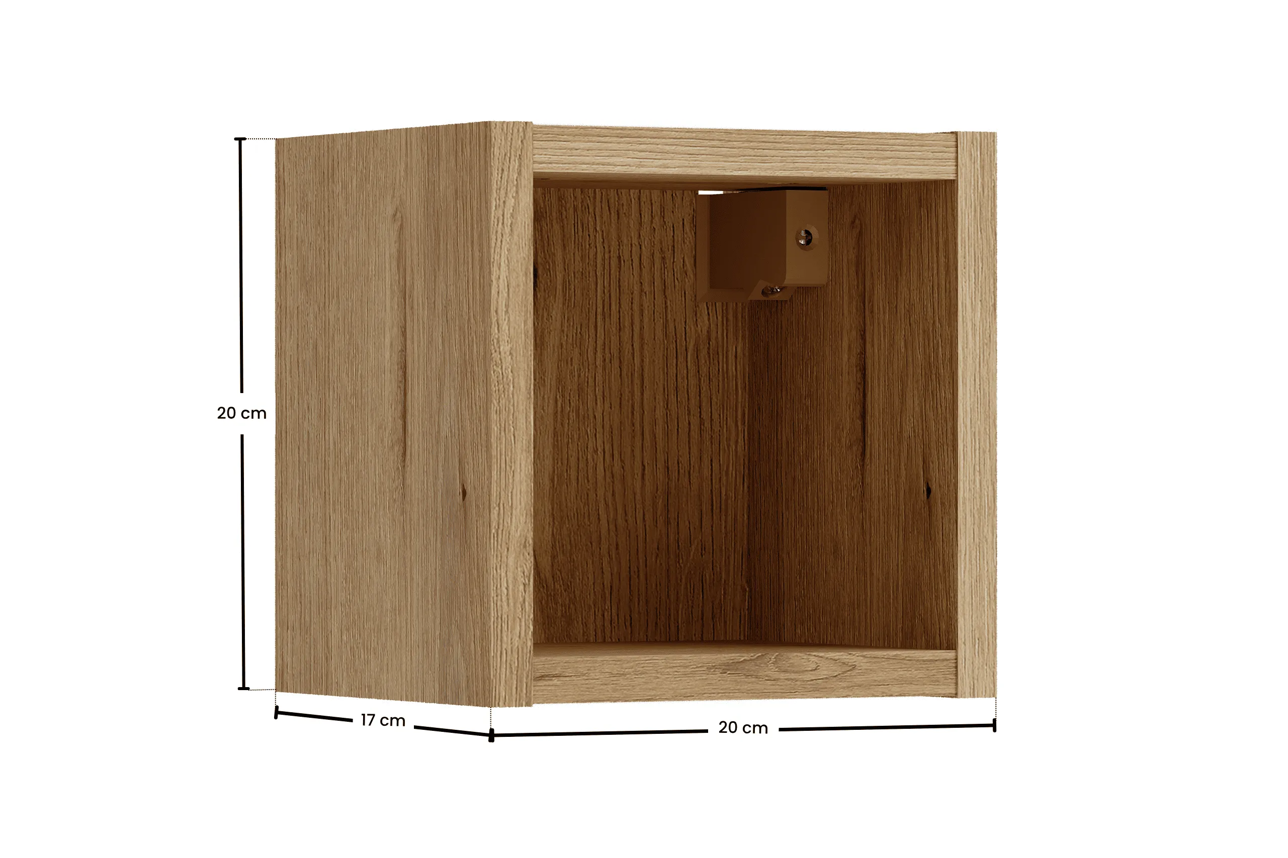 Pakabinama vonios lentyna 831 COASTAL, 20x17x20 cm