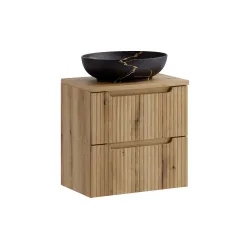 Pakabinama vonios spintelė su praustuvu 826A NOVA COASTAL, 61x40x57 cm