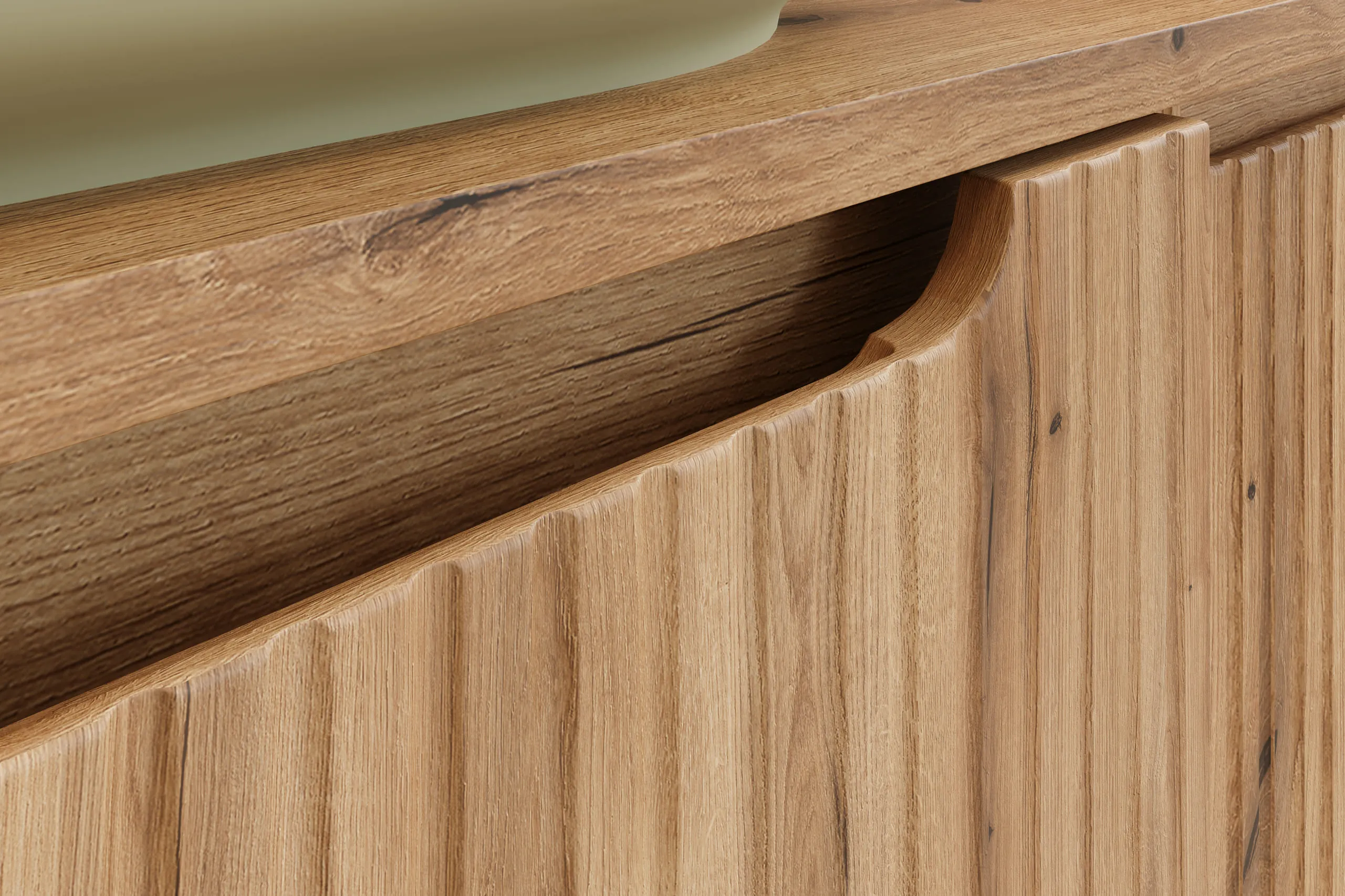 Pakabinama vonios spintelė su stalviršiumi 828 NOVA COASTAL, 80x40x57 cm