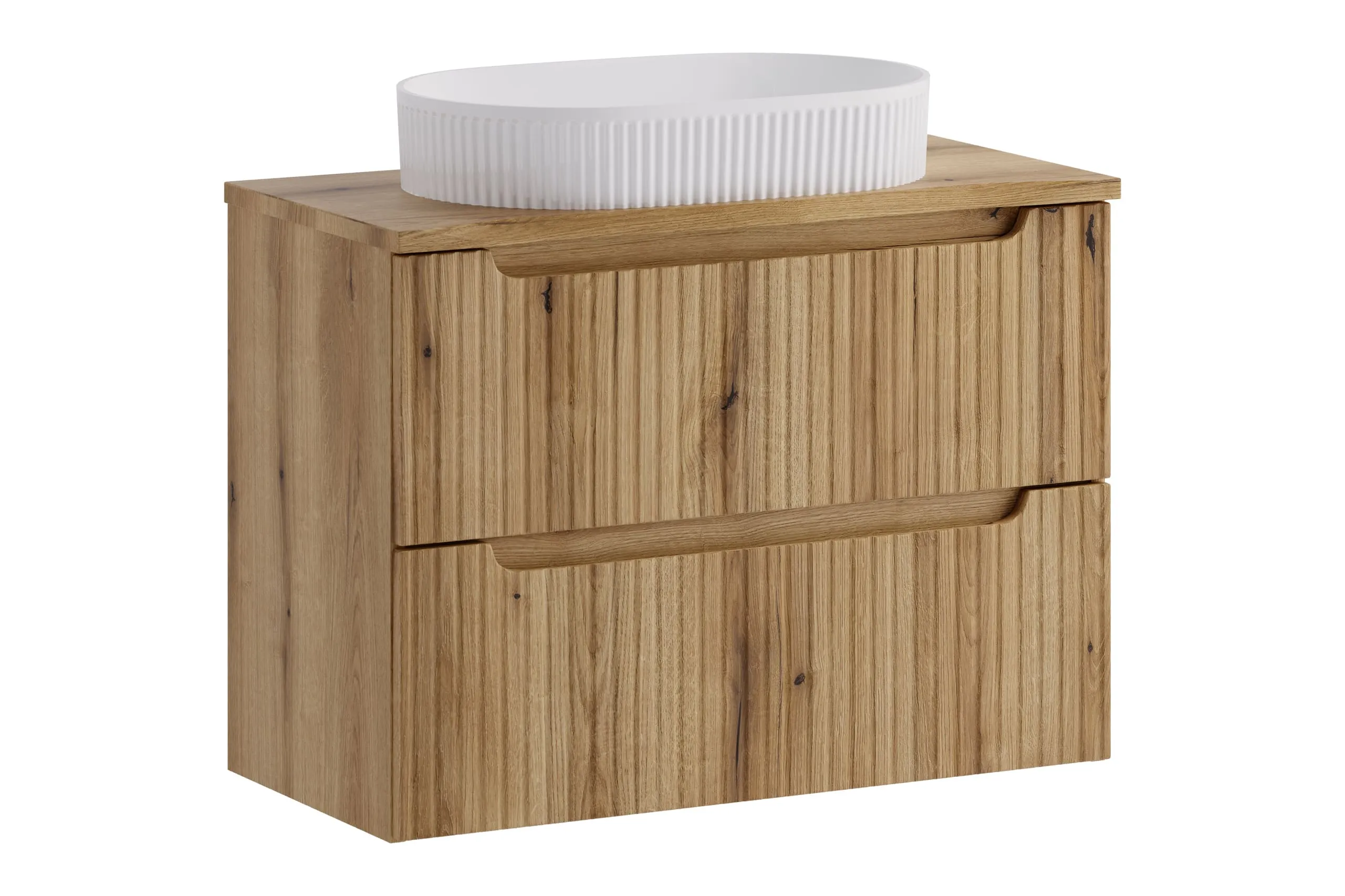 Pakabinama vonios spintelė su praustuvu 828A NOVA COASTAL, 81x40x57 cm