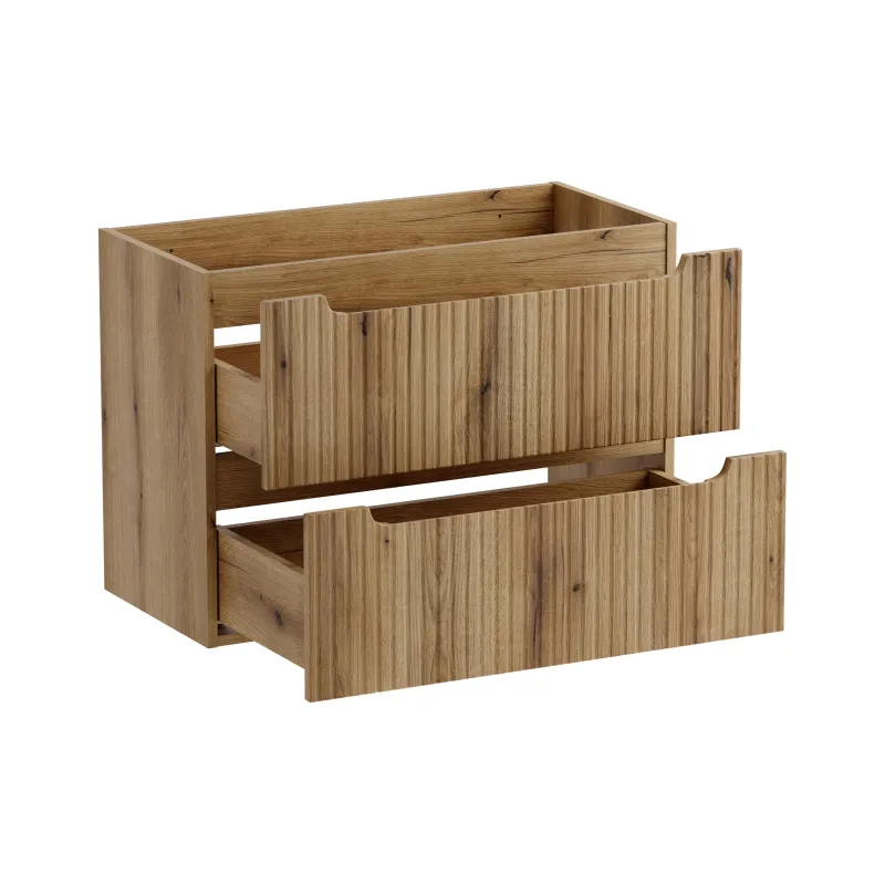 Pakabinama vonios spintelė su praustuvu 828A NOVA COASTAL, 81x40x57 cm