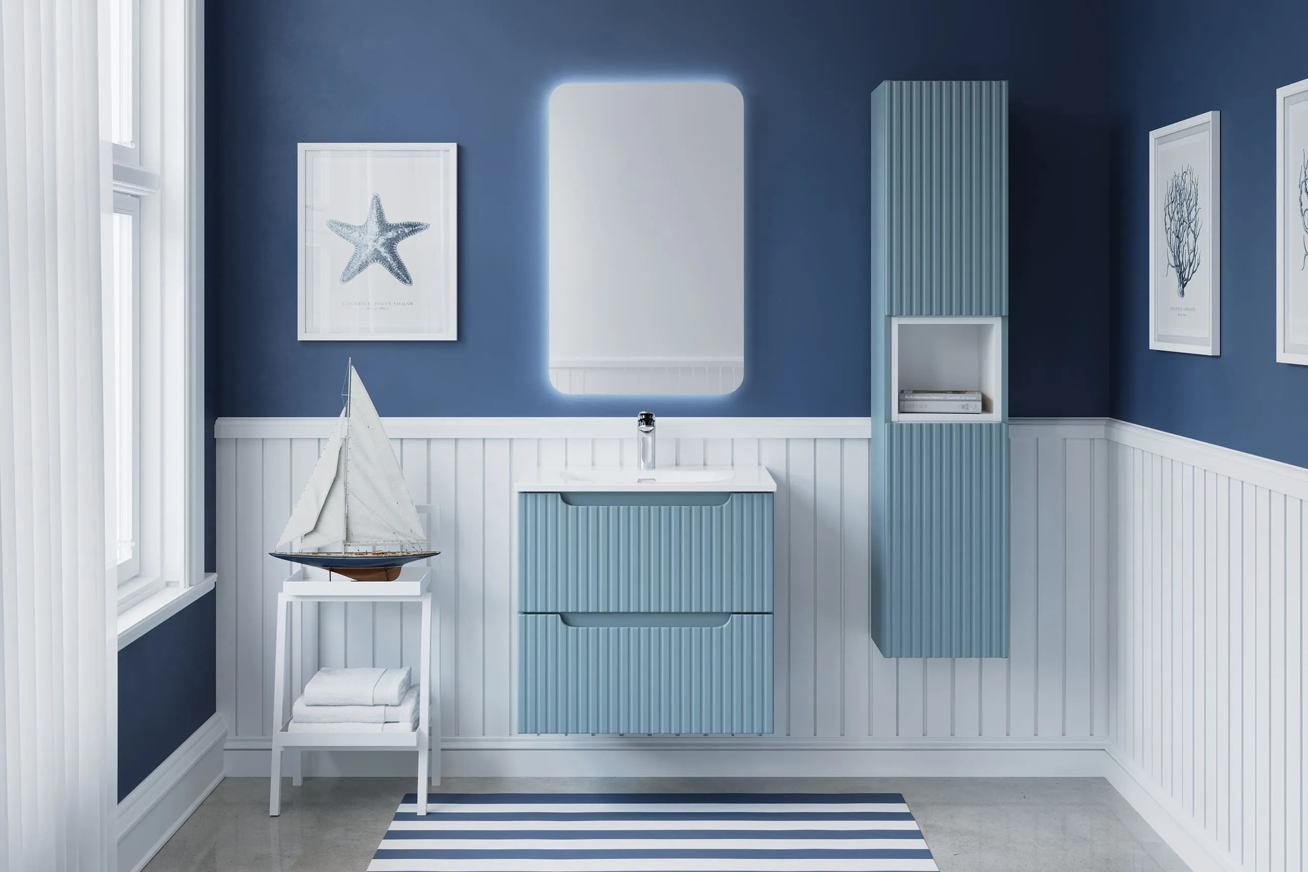 Vonios komplektas NOVA BLUE 60