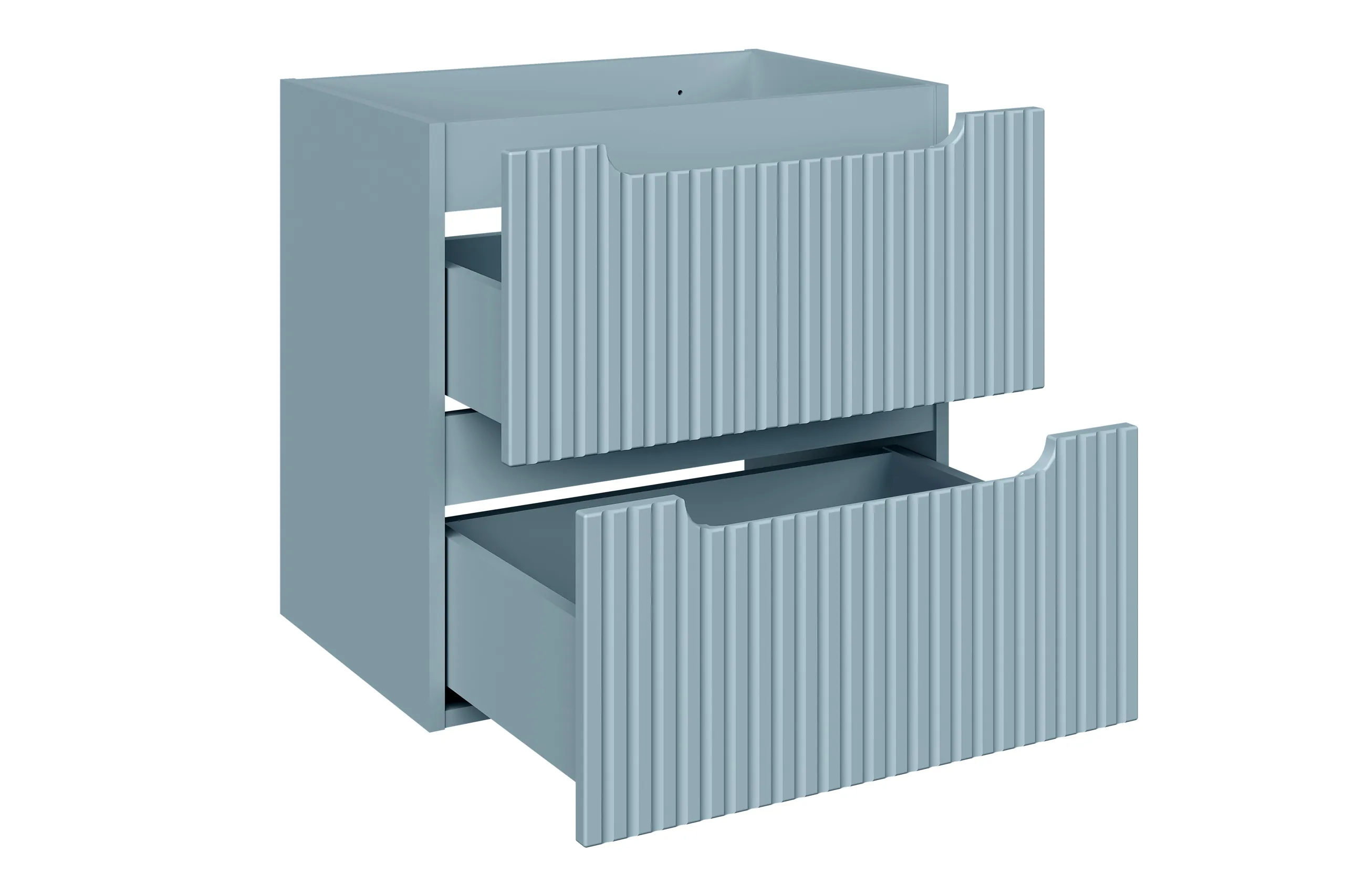 Pakabinama vonios spintelė su stalviršiumi 821 NOVA BLUE, 101x40x57 cm