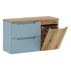 Pakabinama vonios spintelė su stalviršiumi 821A NOVA BLUE, 101x40x57 cm