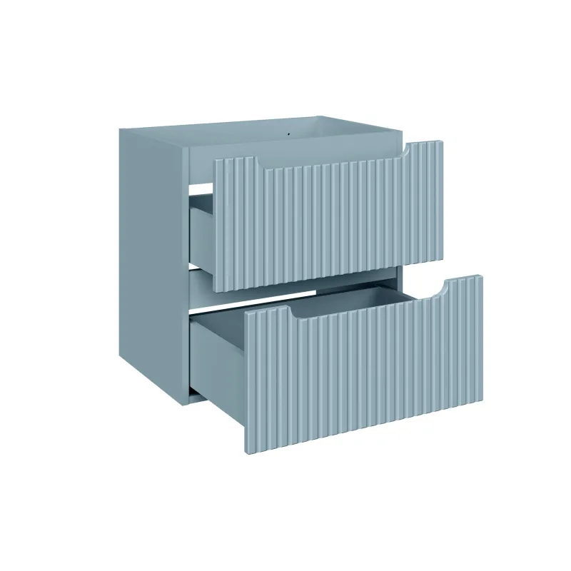 Pakabinama vonios spintelė su stalviršiumi 821A NOVA BLUE, 101x40x57 cm