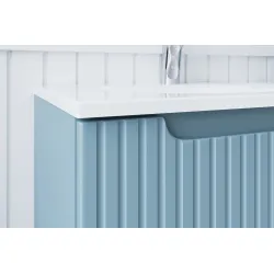 Pakabinama vonios spintelė su stalviršiumi 821A NOVA BLUE, 101x40x57 cm