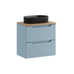 Pakabinama vonios spintelė su praustuvu 826A NOVA BLUE, 60x40x57 cm